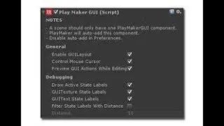 How to hide Playmaker state labels in Unity