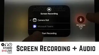 Screen Recording in iOS 11 - with Microphone & iPhone/iPad Audio