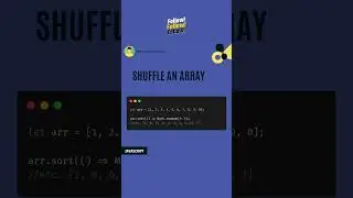 Javascript, Shuffle an Array 