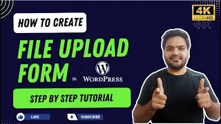 How to Create a File Upload Form in WordPress