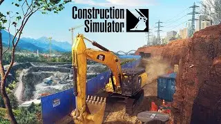 Construction Simulator 2022. Карта Европа.Строим мост🔔 Прохождение # 9🔔