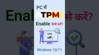 How to enable TPM in BIOS 🖥️ #enabletpm