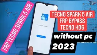 Tecno Spark 5 Air FRP bypass Tecno KD6 Google Account Bypass  