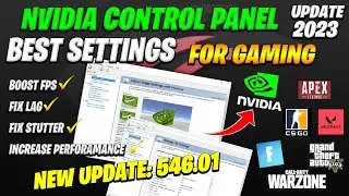 Nvidia Control Panel Latest Update 546.01 | Nvidia Best Optimizations & Settings For Gaming (2023)