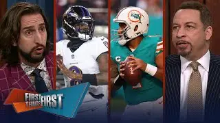 Lamar Jackson is MVP favorite, can Tua Tagovailoa steal it from him? | NFL | FIRST THINGS FIRST