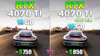 RTX 4070 Ti SUPER vs RTX 4070 Ti - Test in 10 Games