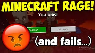 Minecraft - My RAGE/FAIL COMPILATION #1 (WARNING: Funny 😂)