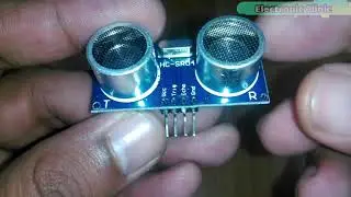 Arduino Ultrasonic Sensor HC-SR04, Obstacle detection, distance measurement with Ultrasonic Sensor