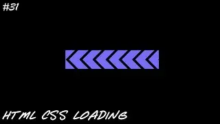 HTML CSS Loading Animation @pinkwebo|html css tutorial