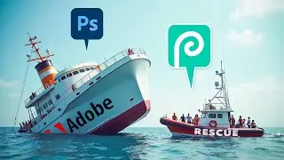 How to get Photoshop for FREE (almost) -  Photoshop vs Photopea comparison.