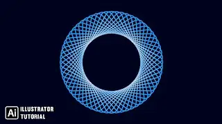 How to Create Spirograph Effect in Adobe illustrator || Adobe illustrator tutorial