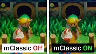 Zelda: Links Awakening Switch | mClassic ON/OFF Comparison