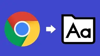How to Change the Font Size in Chrome!