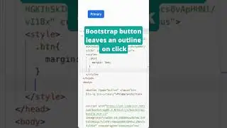 How to remove Bootstrap button focus border [CSS] 