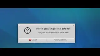 How to disable and remove notification System Program Problem Detected Linux Backbox