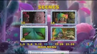 Trolls 2017 DVD Menu Walkthrough