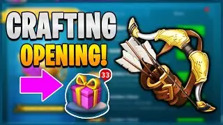 🔴33 Golden CHEST Thanks UAE, BABA Zenith of Power [ Crafting Bow ] | Rise of Kingdoms