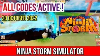 ALL CODES ACTIVE Ninja Storm ROBLOX | 23 October 2022