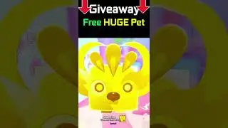 Giveaway! FREE HUGE Pet in Pet Simulator 99 #shorts #petsim99 #giveaway