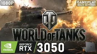 World of Tanks | RTX 3050 Laptop | 5600H | 2x8GB | Gameplay Multi Settings