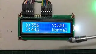 Earthquake detector using arduino nano mcu and adxl 345 gyroscope