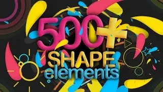 Shape Elements 500 (After Effects template)