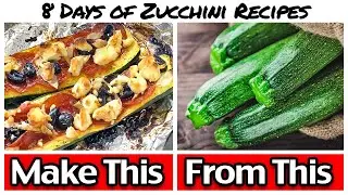 How To Make Stuffed Zucchini Boats Recipe - 8 Days of Zucchini Recipes #3