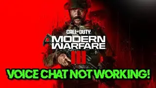 How to FIX GAME VOICE Chat & Mic not Working in MW3 Call of Duty Modern Warfare 3 Fix!