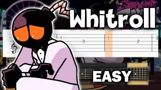 Friday Night Funkin - Whitty and Carol Date Week (Whitroll) - Guitar tutorial (TAB)