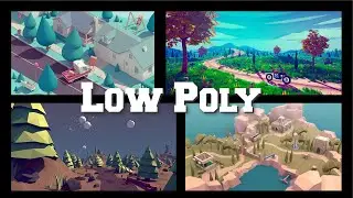 How to Use Color Palettes with Low Poly Models in Unity and Blender 2.8?