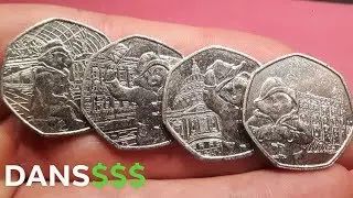 ALL 4 PADDINGTON BEAR 50p Coin VALUES + REVIEW