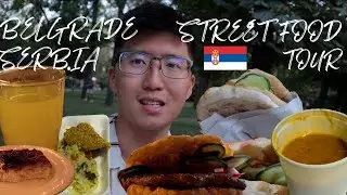 BELGRADE SERBIAN STREET FOOD TOUR 🇷🇸- PLJESKAVICA, CEVAPCICI, SOUPS + TRILECE in Belgrade, Serbia!