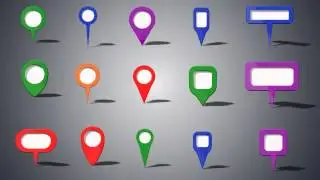 After Effects project - 3D Map Pins