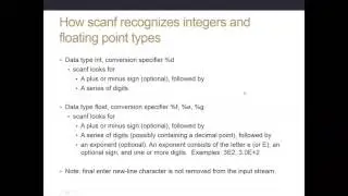 scanf d specifier