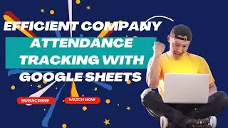 Company Attendance Tracker Google Sheet Template