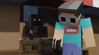 Minecraft in 120 seconds, but it's George shopping (Minecraft animation)