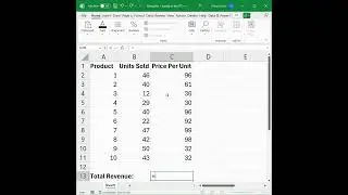 Excel Wizard in 60 Seconds! (Quick Tip) #excel #sumproduct #shortcut #tutorial #efficiency #protips