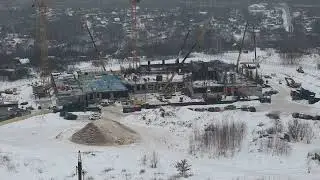 Новая школа Рязань Дашково Песочня рядом ЖК Северный стадия строительства  