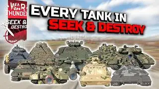 Playing Every Tank from War Thunder Seek & Destroy | SuperCut