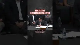 Ben Shapiro DESTROYS Eric Swalwell #breaking