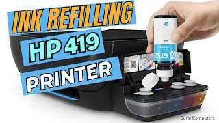 #HP Ink Tank Wireless #419 #Printer - Refilling Ink Tanks: Step-by-Step Guide