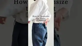 ✨How to Downsize the Waist on Pants (Feat. a Pleat)✨