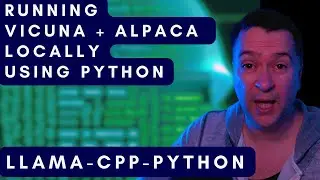 Python with Stanford Alpaca and Vicuna 13B AI models - A llama-cpp-python Tutorial!