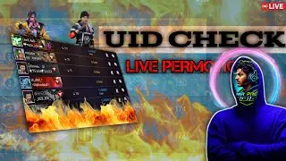 UID Check ✔️ Live Channel Permotion 😱 | Gameplay With Me 🤡 RCB Won #freefire #trending #livestream