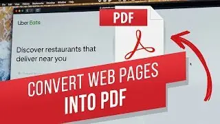 Convert Webpages to PDF on iPhone