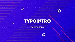 After Effects Scattered Text Animation Effect Tutorial in Tamil