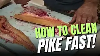 How to Clean Northern Pike FAST!!!