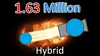 Diep.io – Kill the top 3 tanks (100k+ each) in under 3m? | Hybrid 1.63 Million