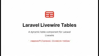 Laravel Livewire Datatable Component | Create Easy Laravel Livewire Tables | Laravel 8 Tutorial