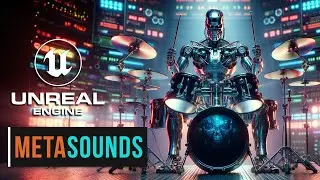 03.🔊Unreal Engine Metasounds. Виртуальные барабаны. Обратная связь OutputWatch. Тема из Terminator